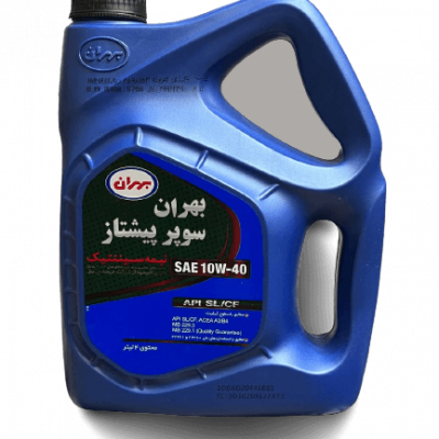 روغن موتور بهران سوپر پیشتاز 10w40 روغن موتور پارس